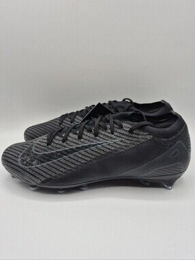 Nike Mercurial Vapor 16 ELITE AG Triple Black Mens 9 Soccer Cleats Boots New